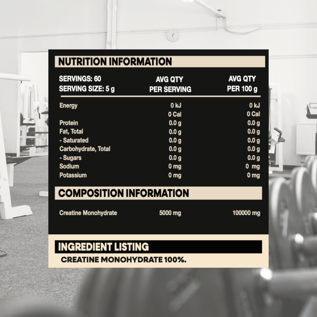 CREATINE MONOHYDRATE